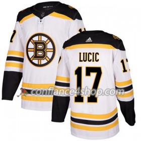 Adidas Maillot de Hockey Boston Bruins Milan Lucic 17 2017-2018 Blanc Authentic - Homme